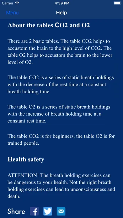 Apnea Tables Trainer স্ক্রিনশট