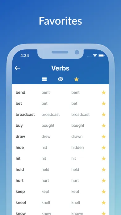 English Verbs Master スクリーンショット