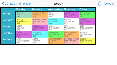 Timetable 2 weeks应用截图