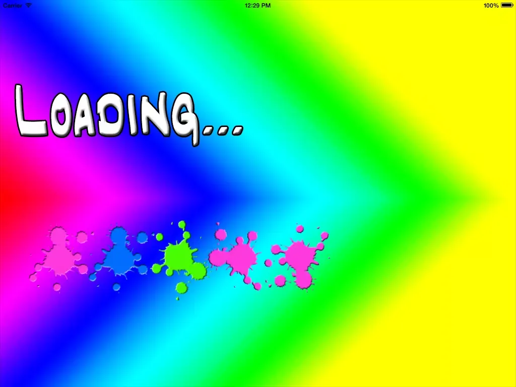 Capturas de pantalla de Colorful Splashes iPad 