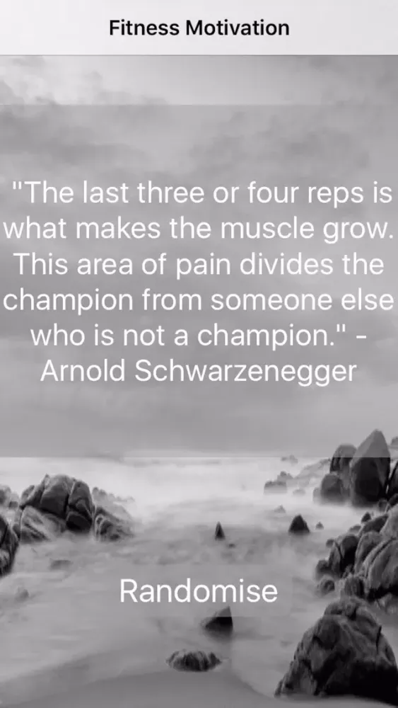 iQuotes - Fitness Motivation Screenshots