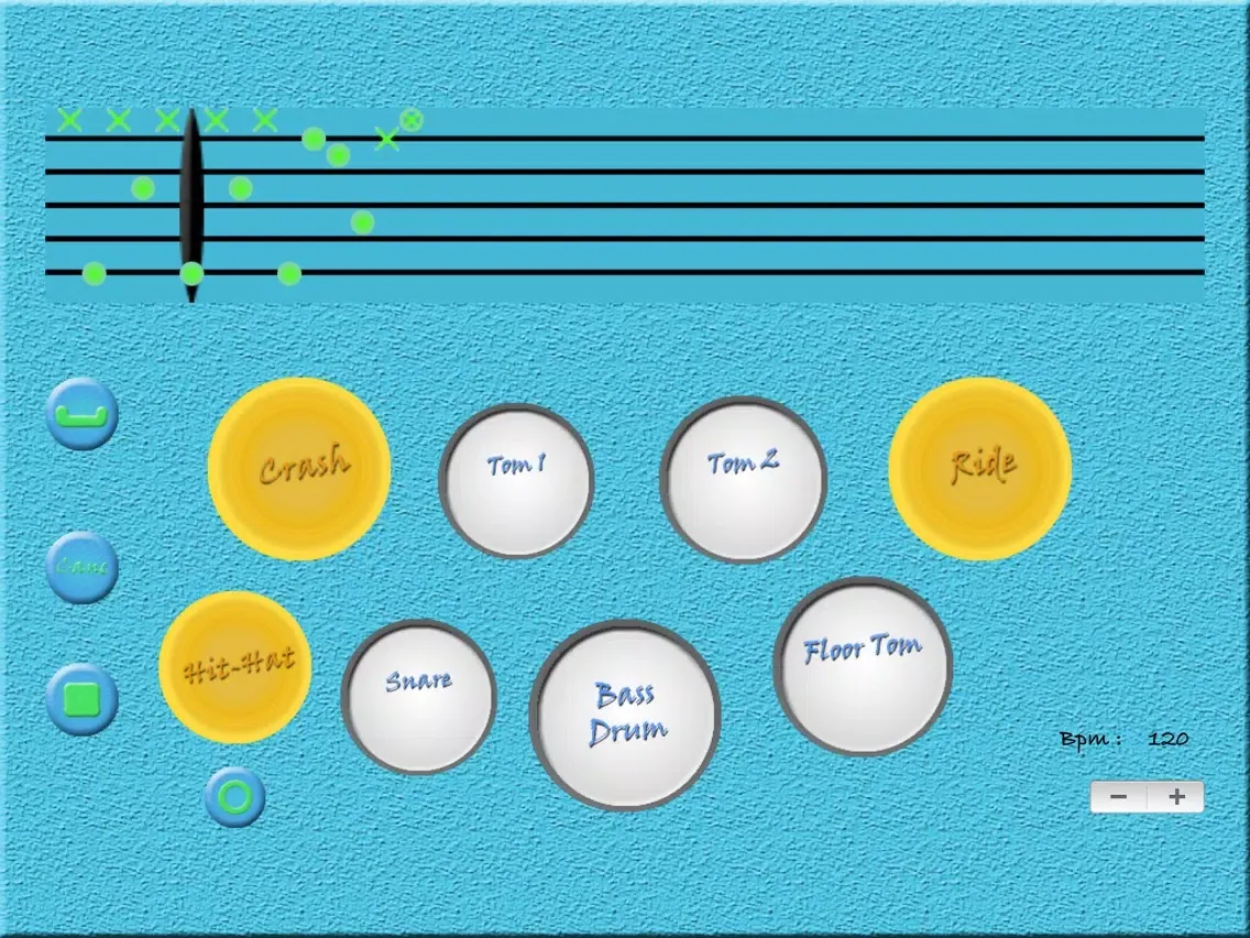 Screenshot di PentaDrum iPad 