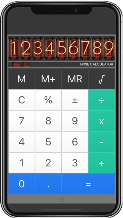 Captures d'écran de Nixie Calculator