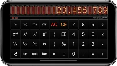 Captures d'écran de Nixie Calculator