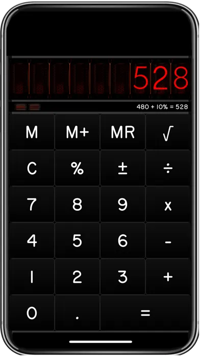 Captures d'écran de Nixie Calculator