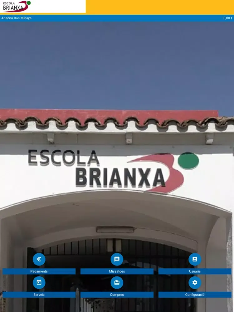 Tangkapan layar Escola Brianxa iPad 