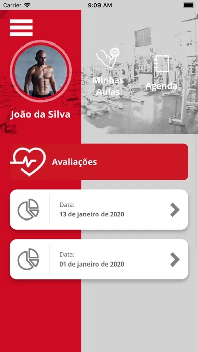 Capturas de tela do Rafael Tonet