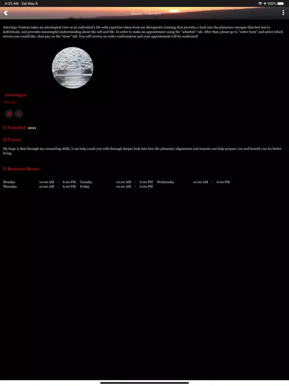 Astrology Venture iPad 应用截图