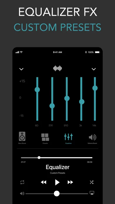 Capturas de pantalla de Bass Booster 3D + Volume Boost