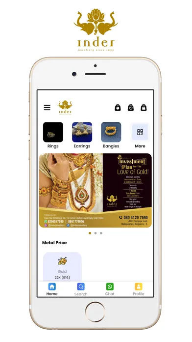 Tangkapan layar Inder Jewellery