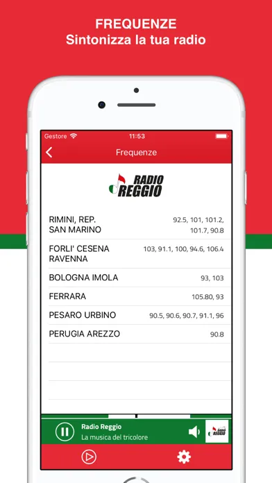 Zrzuty ekranu RADIO REGGIO