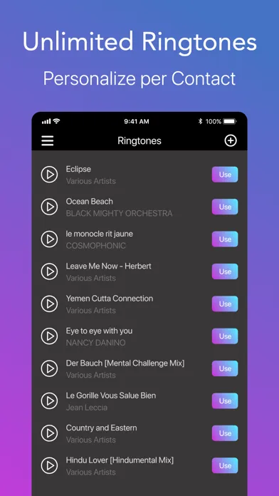 Скриншоты Ringtones Maker for iPhone ‣