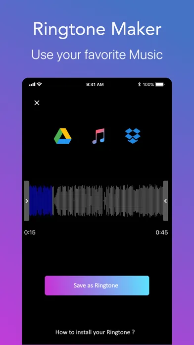 Скриншоты Ringtones Maker for iPhone ‣