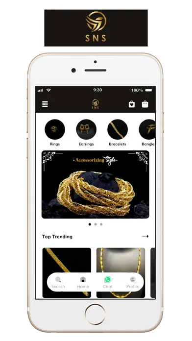 Ảnh chụp màn hình của SNS Chains