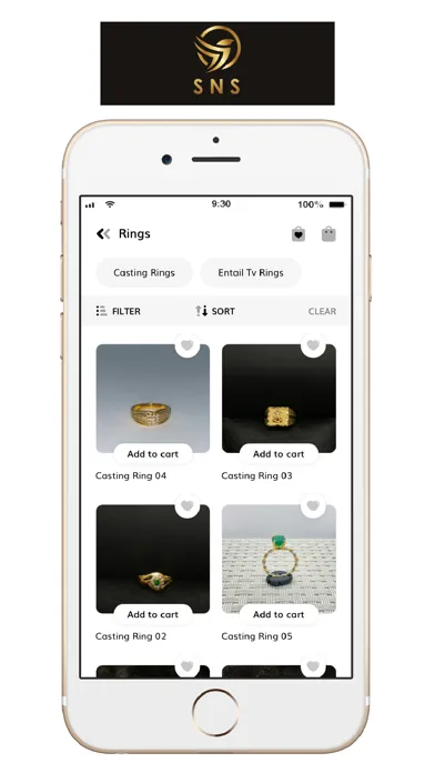 Ảnh chụp màn hình của SNS Chains