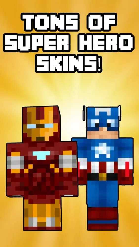 Superhero Skins For Minecraft Pocket Edition应用截图