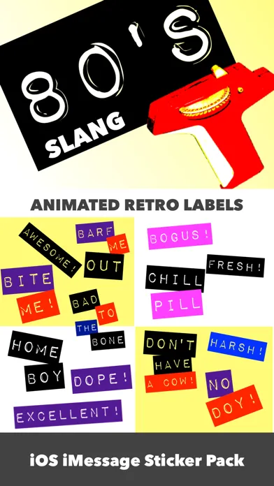 80's Slang: Retro Labeler Screenshots