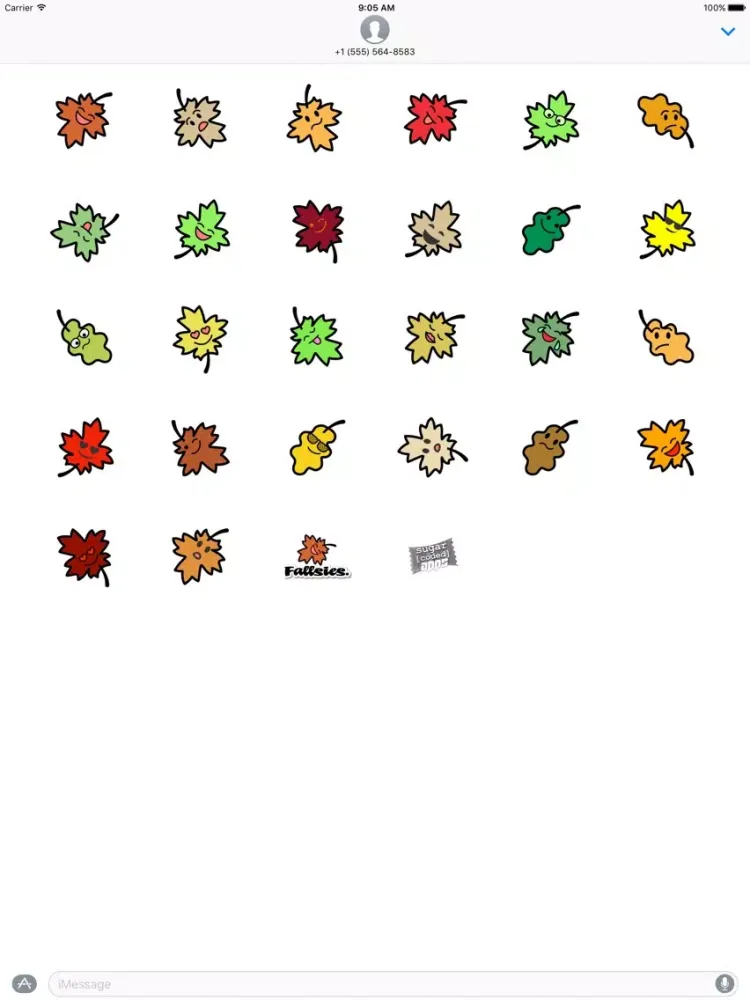 Capturas de tela do Fallsies! | Autumn Emoji iPad