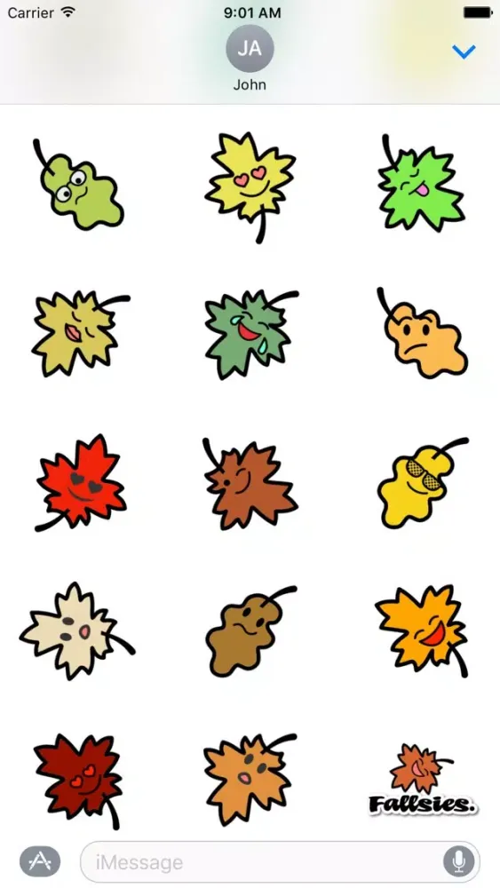 Capturas de tela do Fallsies! | Autumn Emoji