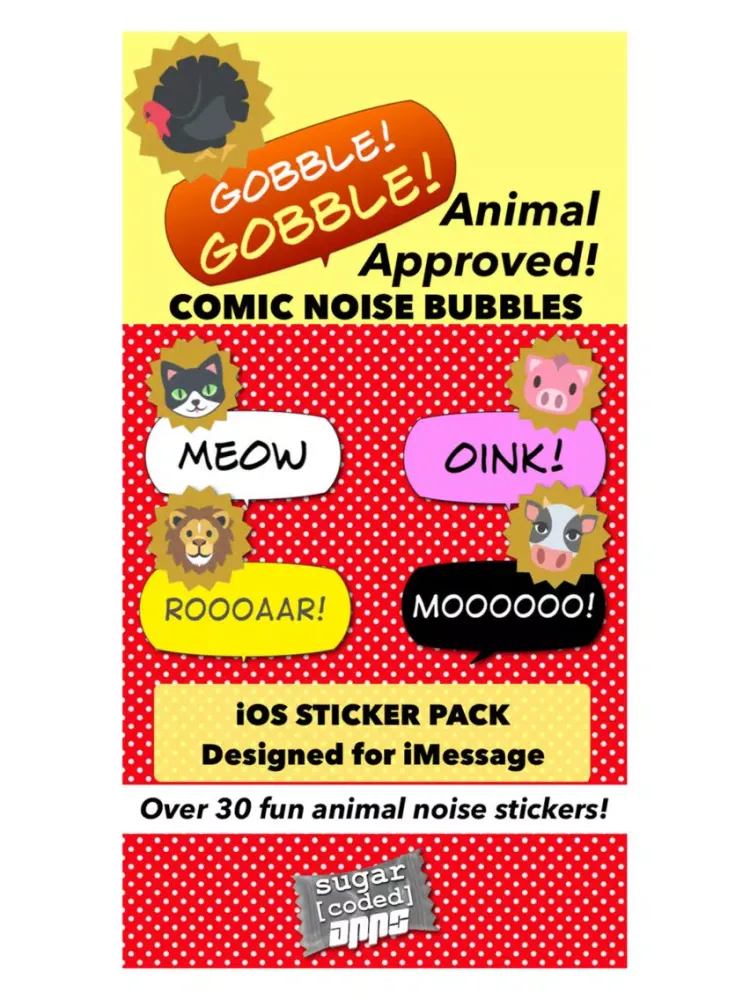Скриншоты Gobble! Animal Noise Comic Bubbles iPad 