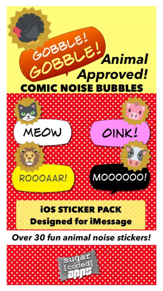 Скриншоты Gobble! Animal Noise Comic Bubbles