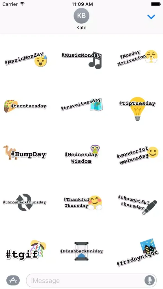 DayCals: #Hashdays سکرین شاٹس