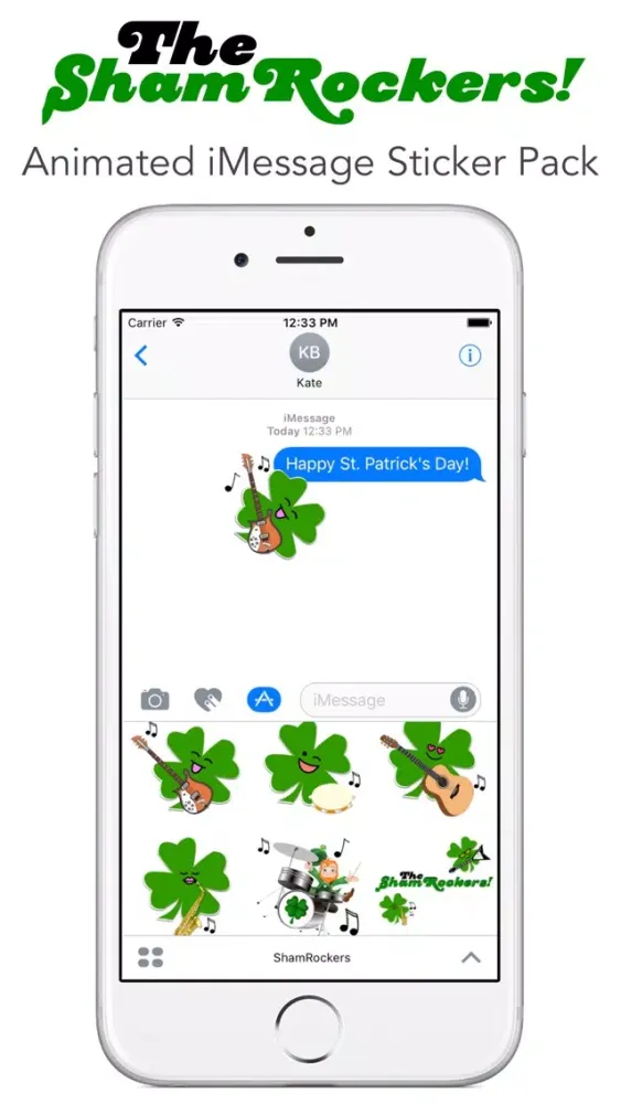 ShamRockers!: Animated Stickers Screenshots