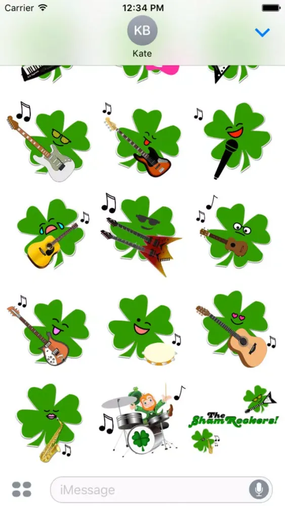 ShamRockers!: Animated Stickers Screenshots