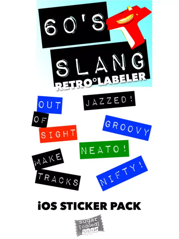 60's Slang: Retro Labeler iPad  Ekran Görüntüleri