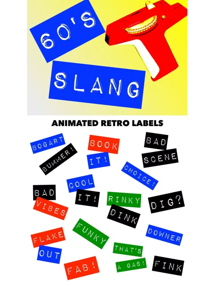 60's Slang: Retro Labeler iPad  Ekran Görüntüleri
