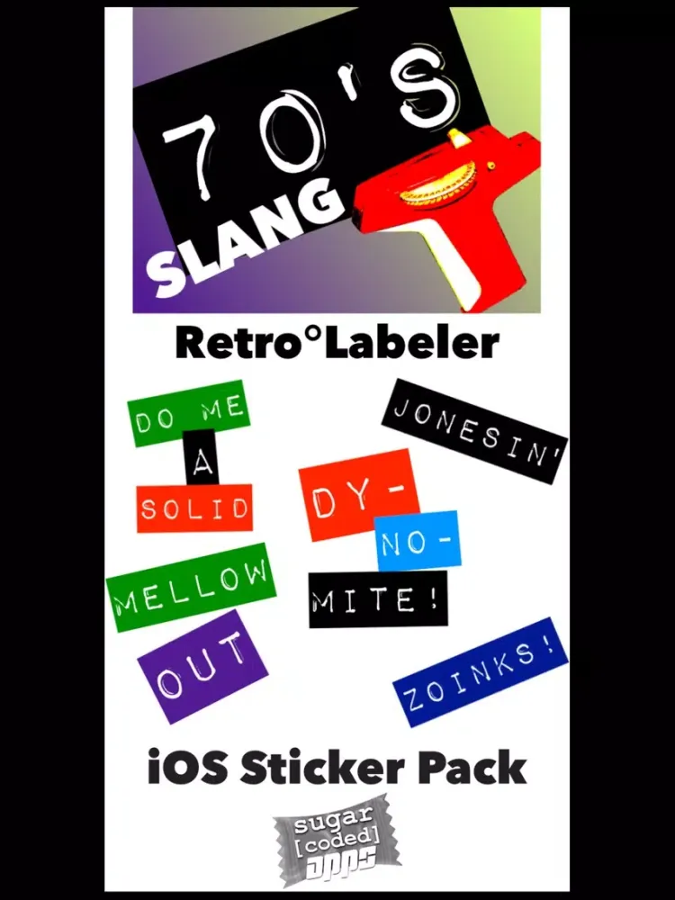 Скриншоты 70's Slang: Retro Labeler iPad 