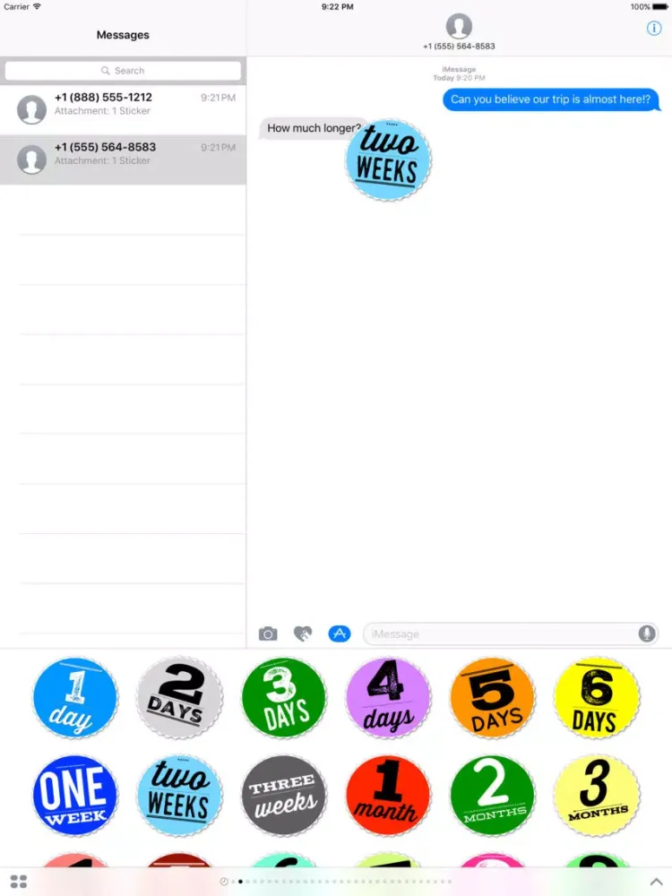 Скриншоты DayCals: Countdowns, Streaks, & Day Marker Badges iPad 