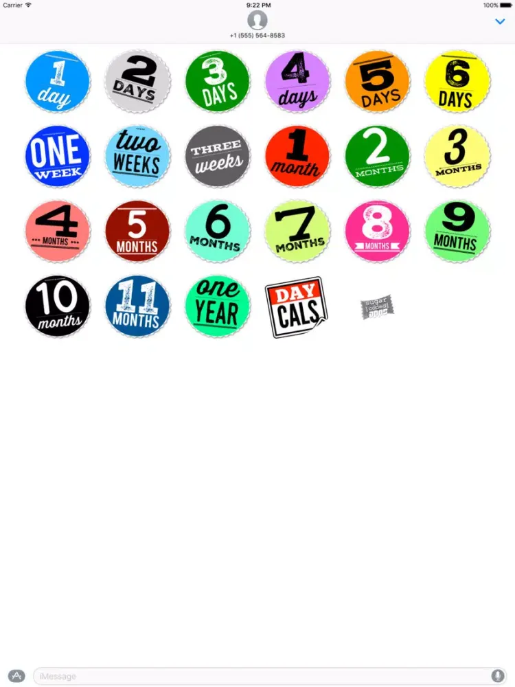 Скриншоты DayCals: Countdowns, Streaks, & Day Marker Badges iPad 
