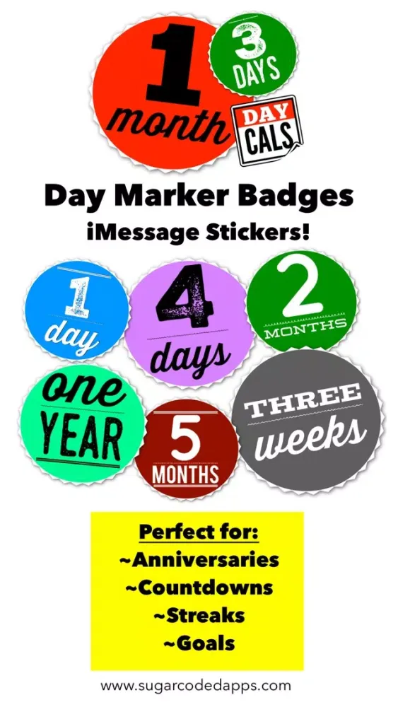 Скриншоты DayCals: Countdowns, Streaks, & Day Marker Badges