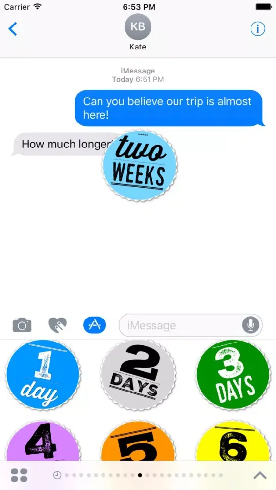 Скриншоты DayCals: Countdowns, Streaks, & Day Marker Badges