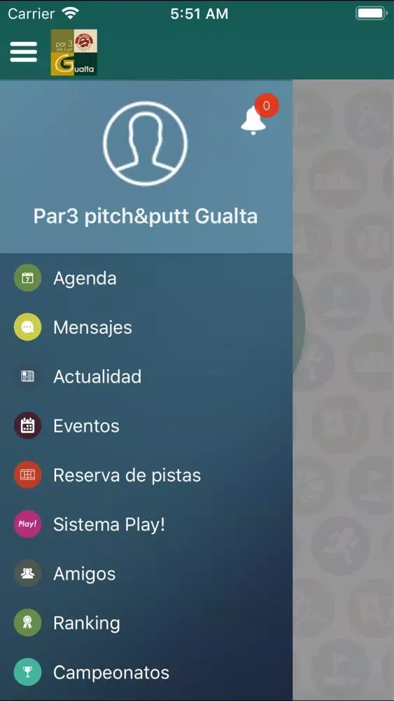 Capturas de tela do PAR3GUALTA