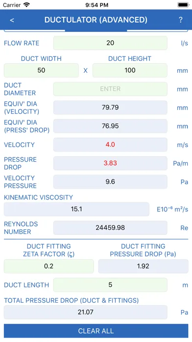 Building Services Calculator স্ক্রিনশট