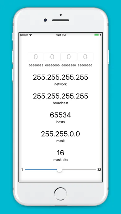Capturas de pantalla de Simple Subnet Calc