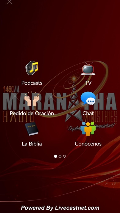Screenshot di Maranatha Radio
