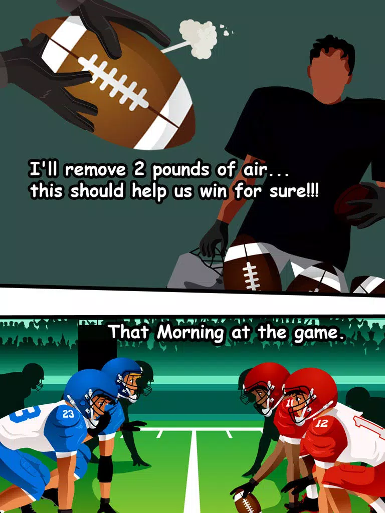 100 Deflated Footballs - Catch All The Deflated Footballs Before The Referees Catch You - DeflateGate iPad  Screenshots