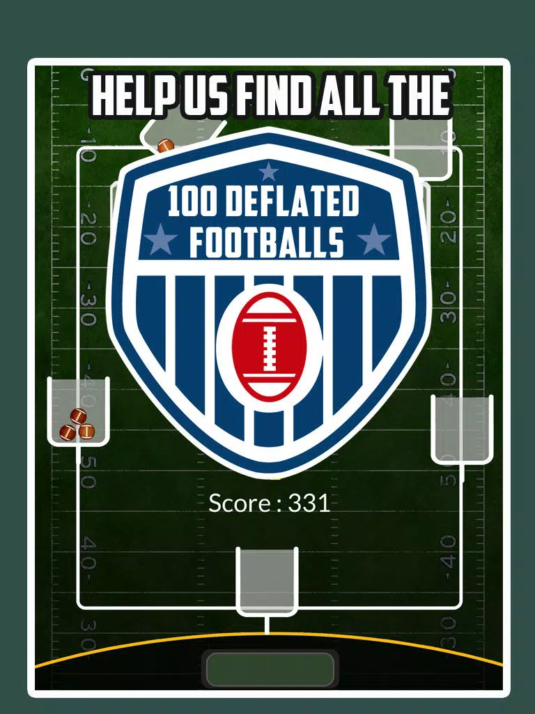 100 Deflated Footballs - Catch All The Deflated Footballs Before The Referees Catch You - DeflateGate iPad  Screenshots
