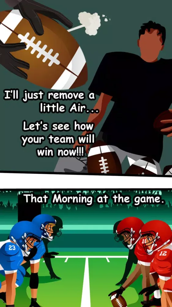 Capturas de tela do 100 Deflated Footballs - Catch All The Deflated Footballs Before The Referees Catch You - DeflateGate