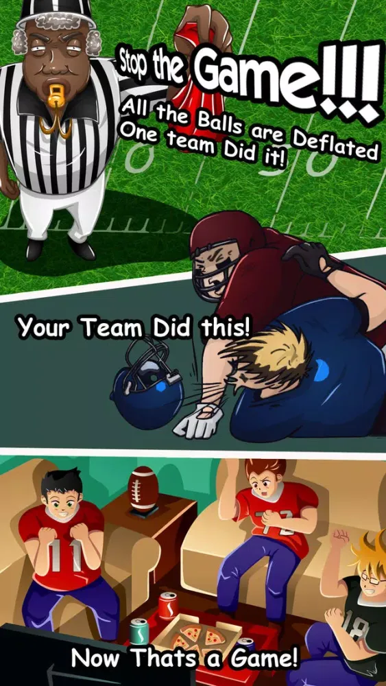 Capturas de tela do 100 Deflated Footballs - Catch All The Deflated Footballs Before The Referees Catch You - DeflateGate