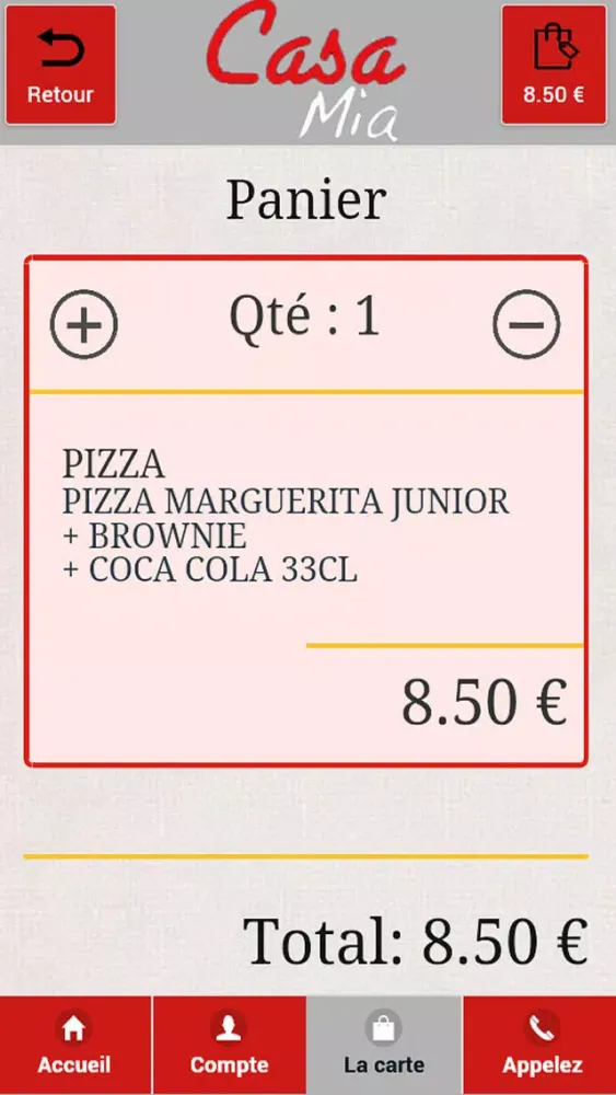 Zrzuty ekranu Casa Mia
