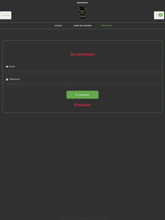 Zrzuty ekranu Yolo Pizza Egly iPad 