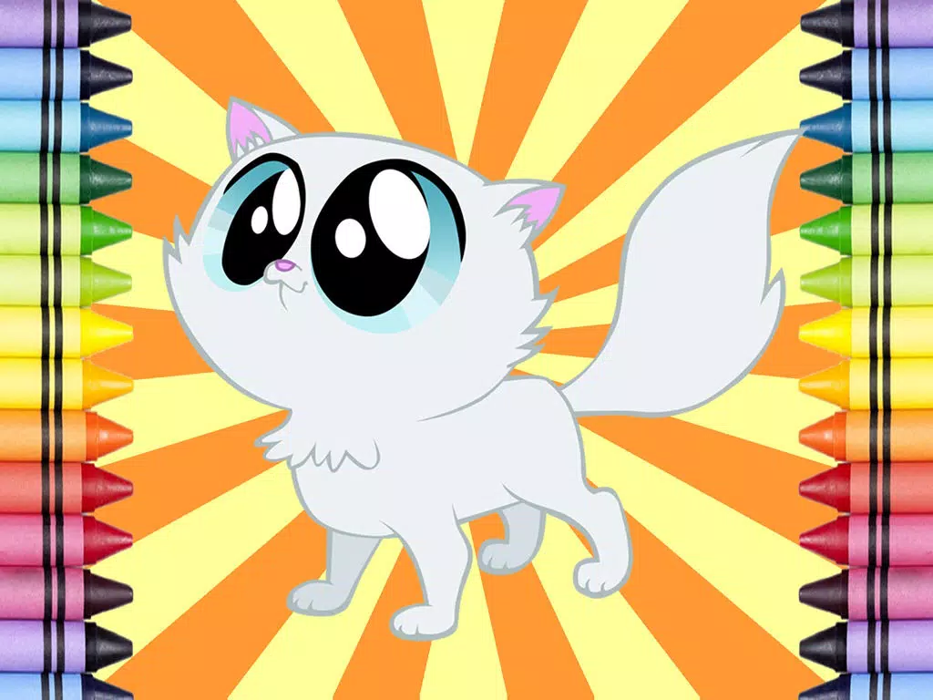 Capturas de tela do 100 Cats To Paint iPad 