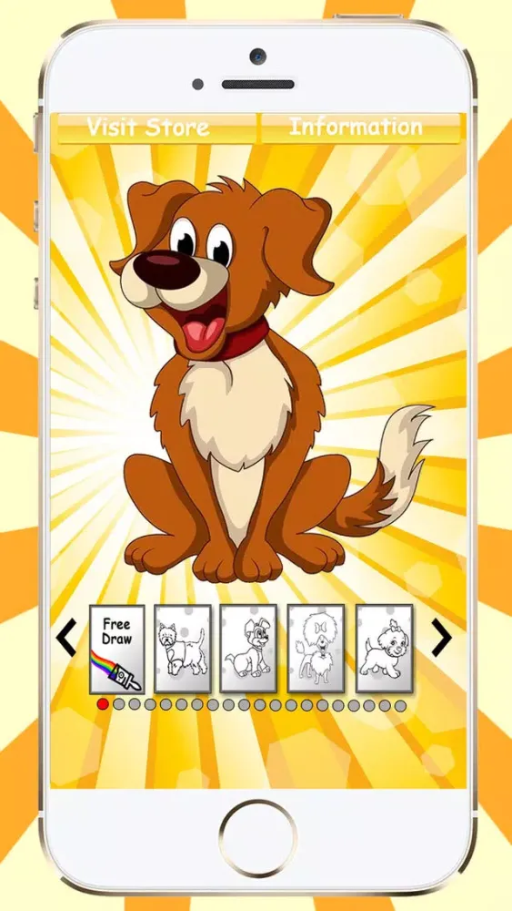 Capturas de tela do 100 Dogs To Paint