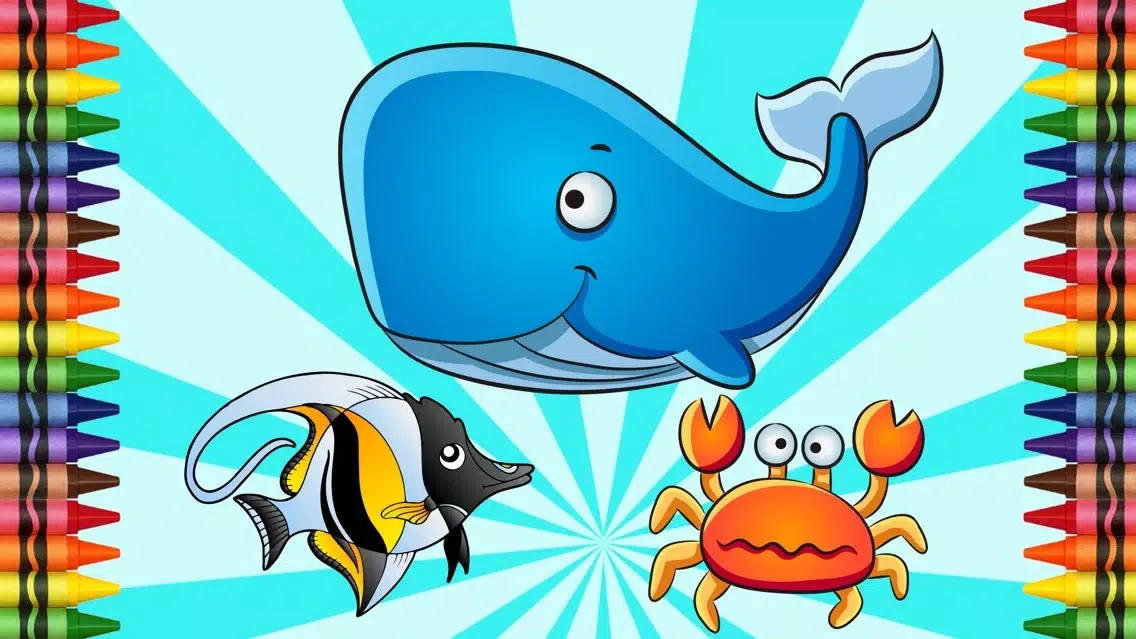 Zrzuty ekranu 100 Sea Animals To Paint