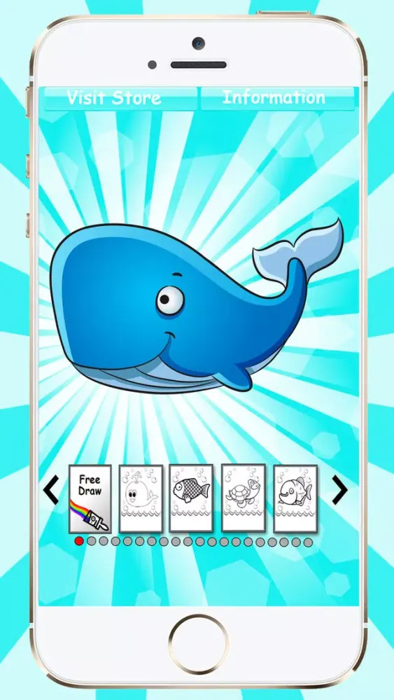 Zrzuty ekranu 100 Sea Animals To Paint