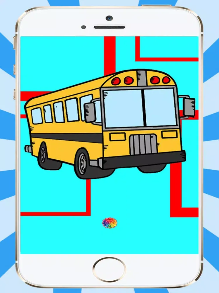 Capturas de tela do 100 Vehicles To Paint iPad 